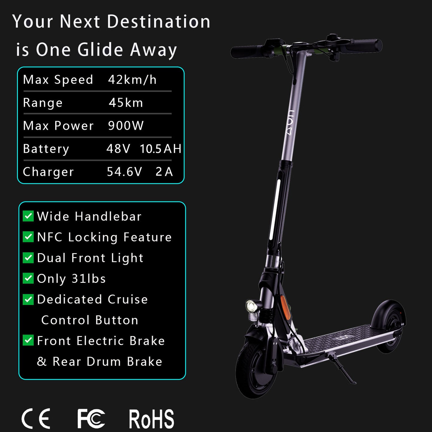 Aon Glide MAX – LG Battery Mobility Scooter